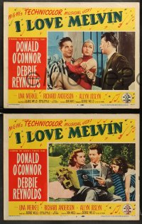 5w383 I LOVE MELVIN 7 LCs 1953 Donald O'Connor & Debbie Reynolds, the screen's terrific team!