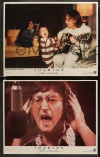 5w450 IMAGINE 6 LCs 1988 cool images of former Beatle John Lennon + Yoko Ono, his son Sean Lennon!