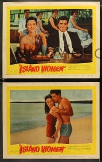 5w514 ISLAND WOMEN 5 LCs 1958 voodoo, vice & violence, Vince Edwards!