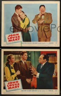 5w724 JOHN LOVES MARY 3 LCs 1949 Ronald Reagan, Carson, Arnold, Patricia Nea, Alexander & Bacon!