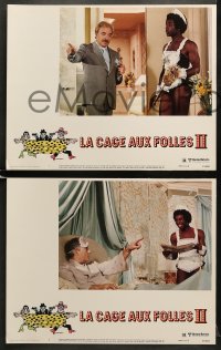 5w609 LA CAGE AUX FOLLES II 4 LCs 1981 Michel Serrault, Ugo Tognazzi, homosexual comedy sequel!
