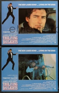5w181 LIVING DAYLIGHTS 8 LCs 1987 most dangerous Timothy Dalton as super spy James Bond 007!