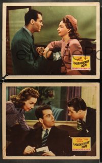 5w612 MAGNIFICENT DOPE 4 LCs 1942 Henry Fonda with sexy Lynn Bari and Claire Dubrey, Don Ameche!