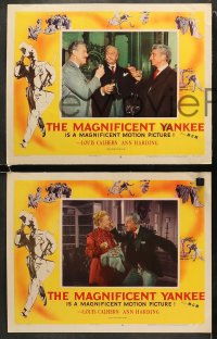 5w529 MAGNIFICENT YANKEE 5 LCs 1951 Louis Calhern as Oliver Wendell Holmes, directed by John Sturges!