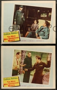 5w734 MAN WHO UNDERSTOOD WOMEN 3 LCs 1959 Henry Fonda, Leslie Caron, Cesare Danova, Myron McCormick