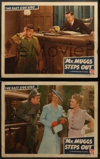 5w624 MR MUGGS STEPS OUT 4 LCs 1943 great images of wacky East Side Kids, Leo Gorcey, Huntz Hall!