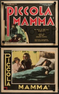 5w243 PICCOLA MAMMA 8 LCs 1932 very obscure Italian silent film with added singing and music!