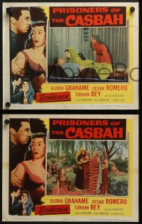 5w248 PRISONERS OF THE CASBAH 8 LCs 1953 dazzling, desirable, and deadly sexy Gloria Grahame!