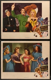 5w763 QUEEN OF BURLESQUE 3 LCs 1946 sexy showgirls Evelyn Ankers and Rose La Rose!