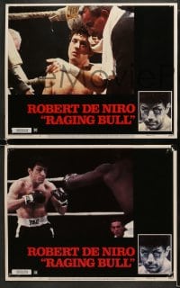 5w471 RAGING BULL 6 LCs 1980 great images of Martin Scorsese, Robert De Niro boxing, Joe Pesci!