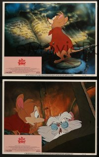 5w269 SECRET OF NIMH 8 LCs 1982 Don Bluth, cool mouse fantasy cartoon!