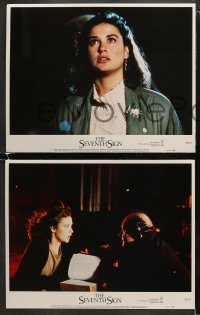 5w272 SEVENTH SIGN 8 LCs 1988 Demi Moore, Michael Biehn, her hope is all we have left!
