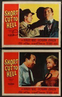 5w407 SHORT CUT TO HELL 7 LCs 1957 Robert Ivers, Georgann Johnson, directed by James Cagney!