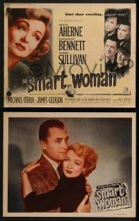 5w283 SMART WOMAN 8 LCs 1948 Brian Aherne, Barry Sullivan, Constance Bennett!