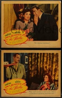 5w640 THEY ALL KISSED THE BRIDE 4 LCs 1942 Melvyn Douglas wants Joan Crawford, a home & babies!
