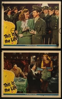 5w556 THIS IS THE LIFE 5 LCs 1944 great images of Susanna Foster, Donald O'Connor, Peggy Ryan!