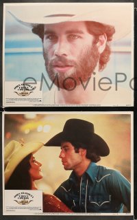 5w483 URBAN COWBOY 6 LCs 1980 great images of John Travolta with cowboy hat & Debra Winger!