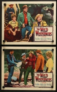5w419 WILD WESTERNERS 7 LCs 1962 James Philbrook & Nancy Kovack battle Native American Indians!