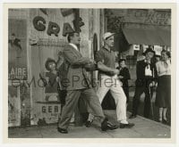 5x058 AMERICAN IN PARIS deluxe 8.25x10 still 1951 Georges Guertary grabbs Gene Kelly's arm in dance!