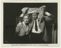 5x137 BLONDE VENUS 8x10.25 still 1932 Herbert Marshall holds Marlene Dietrich's sweater overhead!