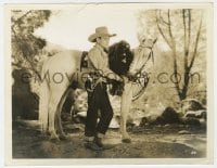 5x143 BOSS OF LONELY VALLEY 8x10.25 still 1937 great portrait of Buck Jones & his horse Silver!