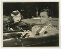 5x148 BRIDE WALKS OUT 8x10 still 1936 Barbara Stanwyck & Robert Young in convertible car by Parrish!