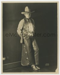 5x153 BUCK JONES deluxe 7.5x9.5 still 1930 full-length cowboy portrait by Melbourne Spurr!