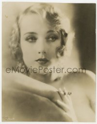 5x171 CAROLE LOMBARD 7.25x9.25 still 1929 smoking sexy portrait, bathing beauty to star in 2 years!