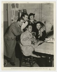 5x174 CAROLE LOMBARD/GEORGE RAFT 8x10.25 still 1934 with Dick Powell, Louella Parsons & Overman!