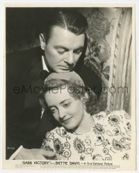 5x231 DARK VICTORY 8x10 key book still 1939 romantic close up of George Brent over Bette Davis!
