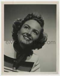5x257 DONNA REED deluxe 8x10.25 still 1950s glamorous smiling head & shoulders portrait!