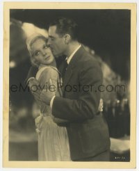 5x264 DOWNSTAIRS deluxe 8x10 still 1932 c/u of John Gilbert kissing uninterested Virginia Bruce!