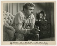 5x271 EAST OF EDEN 8x10 still 1955 great close up of pensive James Dean with hands clasped!