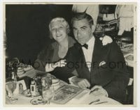 5x274 EDDIE CANTOR 8x10.25 still 1930s c/u in tuxedo with his wife Ida at the Biltmore Bowl!