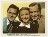 5x005 FATHER TAKES A WIFE color-glos 8x10 still 1941 Florence Rice between Desi Arnaz & John Howard!