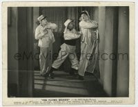 5x301 FLYING DEUCES 8x10 still 1939 Stan Laurel watches Oliver Hardy thrown in jail cell!