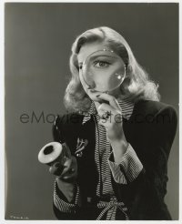 5x333 GENIUS AT WORK 7.5x9.25 still 1946 c/u of Anne Jeffries with magnifying glass by Bachrach!