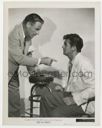 5x507 KISS OF DEATH 8x10.25 still 1947 Brian Donlevy points his finger at worried Victor Mature!