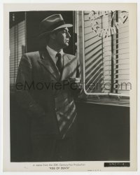 5x506 KISS OF DEATH 8x10 still 1947 worried Victor Mature standing outside of diner window!