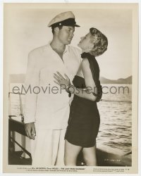 5x517 LADY FROM SHANGHAI 8x10.25 still 1947 sexy blonde Rita Hayworth & Orson Welles c/u on ship!