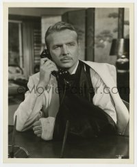 5x524 LATIN LOVERS deluxe 8.25x10 still 1953 close up of John Lund with broken arm in a sling!