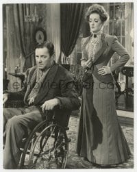 5x543 LITTLE FOXES 7x9 still 1941 Bette Davis standing by Herbert Marshall in wheelchair!
