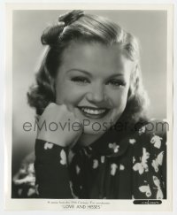 5x554 LOVE & HISSES 8x10 still 1937 wonderful smiling portrait of pretty Simone Simon!