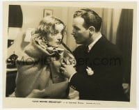 5x556 LOVE BEFORE BREAKFAST 8x10 still 1936 Carole Lombard wrapped in blanket by Preston Foster!