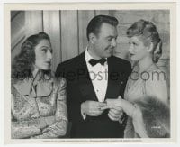 5x559 LOVER COME BACK 8.25x10 still 1946 George Brent between beautiful Lucille Ball & Zorina!