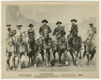 5x569 MAGNIFICENT SEVEN 8x10 still 1960 Yul Brynner, Steve McQueen & others on charging horses!