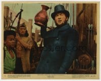 5x015 MOBY DICK color 8x10 still #8 1956 John Huston, great image of Gregory Peck as Captain Ahab!