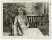 5x688 ONE ROMANTIC NIGHT 8x10.25 still 1930 full-length seated portrait of pretty Lillian Gish!