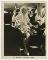 5x718 PRISONERS 8x10.25 still 1929 sexy Corinne Griffith in wild outfit drinking beer with men!