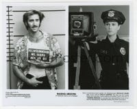 5x732 RAISING ARIZONA 8x10 still 1987 cop Holly Hunter takes Nicholas Cage's mugshot, Coen Bros!
